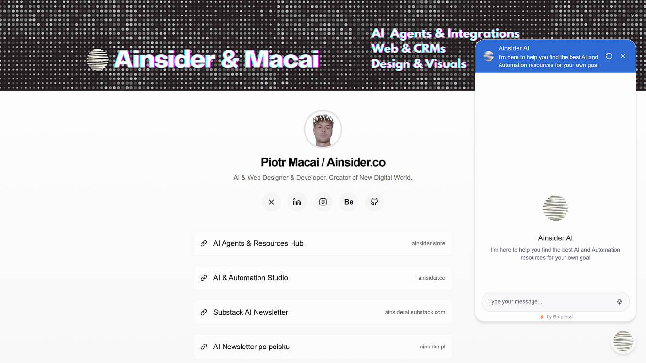 Recommendation and customer support AI Agent